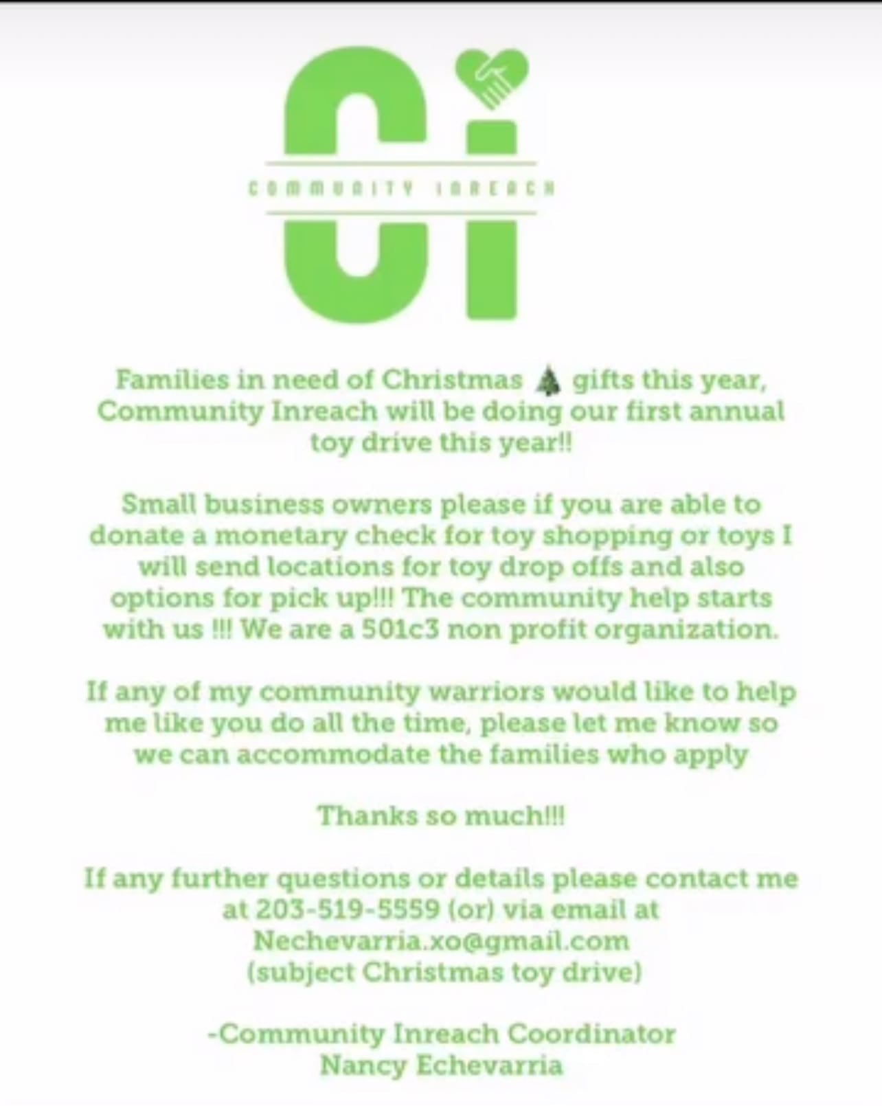 COMMUNITY iNREACH x THE COALITION FOR COMMUNAL HEALING