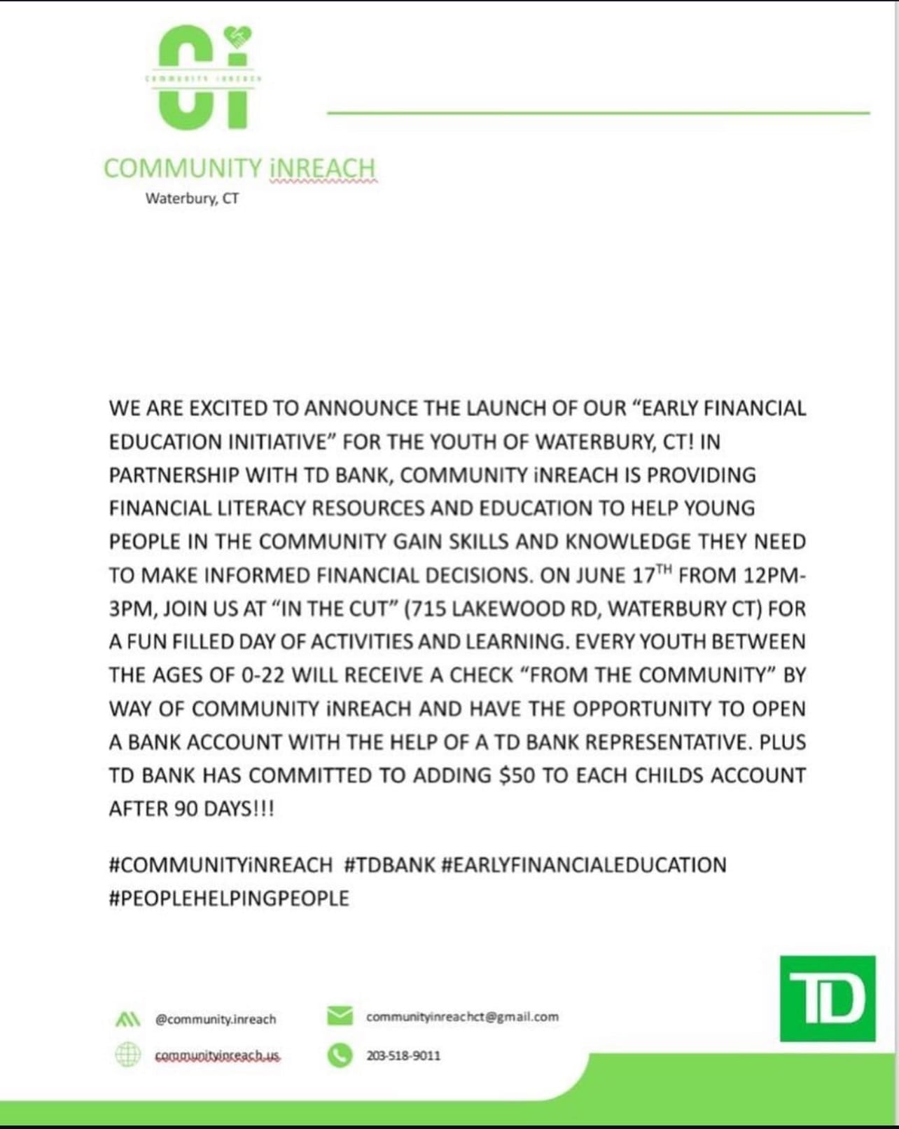 COMMUNITY iNREACH x THE COALITION FOR COMMUNAL HEALING